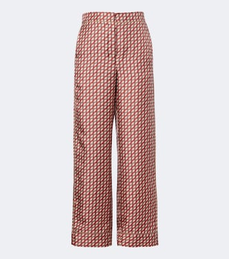 Pantalon ample en soie à imprimé | 'S Max Mara