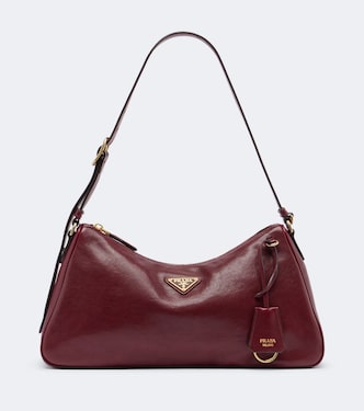 Prada Aimée Large leather shoulder bag | Prada
