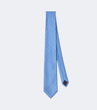 Silk jacquard tie | Charvet