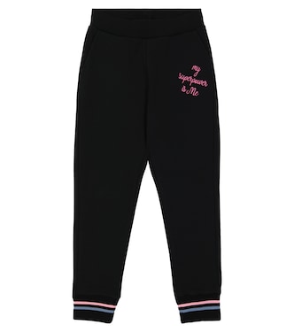 بنطلون رياضي من القطن الجيرسيه السترتش | Monnalisa