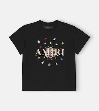 T-shirt imprimé en coton à logo | Amiri Kids