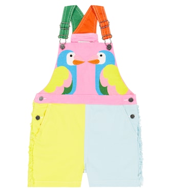Colorblocked denim overalls | Stella McCartney Kids