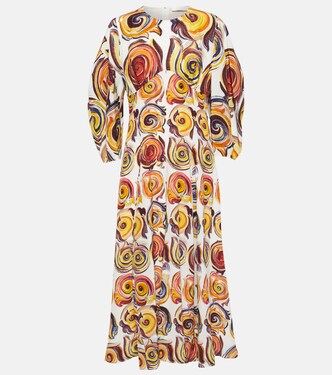 Robe longue imprimée en soie | Chloé