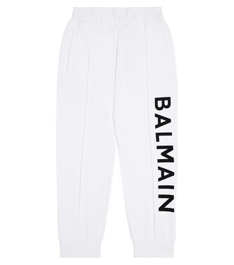 Logo cotton sweatpants | Balmain Kids