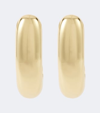Nimah gold-plated hoop earrings | Jennifer Behr