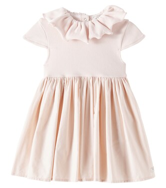 Baby Brielle ruffled cotton-blend dress  | Donsje
