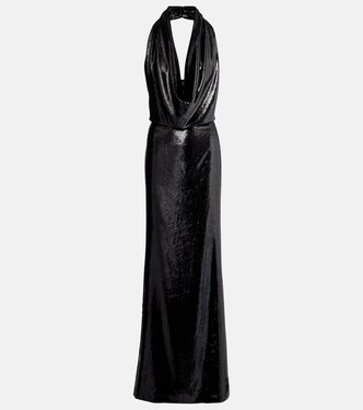 Robe longue en velours | Stella McCartney