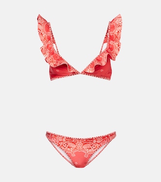 Lucky ruffled bikini | Zimmermann