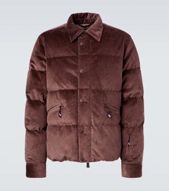 Elgon cotton corduroy down ski jacket | Moncler Grenoble