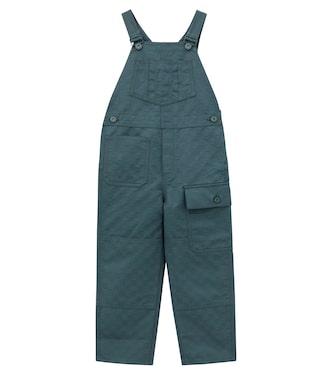 GG cotton gabardine overalls | Gucci Kids