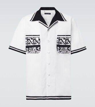 Majolica printed cotton shirt | Dolce&Gabbana