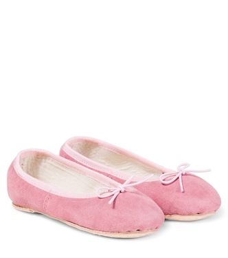 Barre suede ballet flats | Cozmo