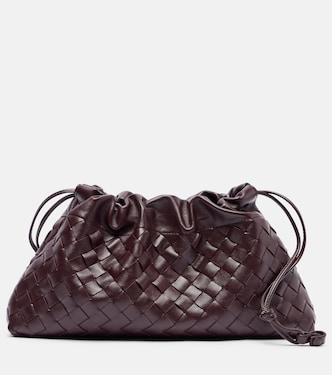 Notte Intrecciato Small leather pouch | Bottega Veneta