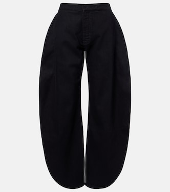 Faded barrel-leg jeans | Alaïa