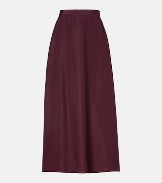Carina satin maxi skirt | Fforme