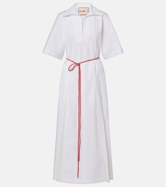 Hemdblusenkleid aus einem Baumwollgemisch | Plan C