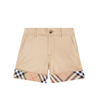 Shorts Burberry Check de algodón | Burberry Kids