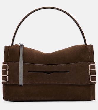 Henkeltasche Loafer Small aus Veloursleder | JW Anderson