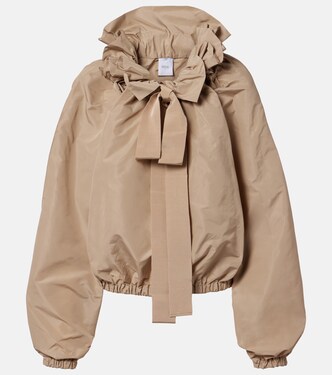 Tie-neck faille top | Patou