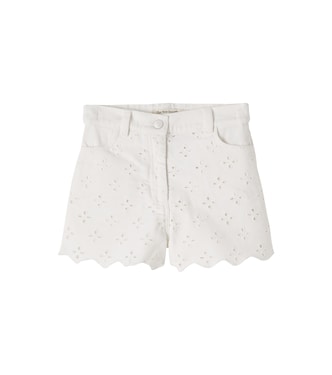 Camelia broderie anglaise denim shorts | The New Society