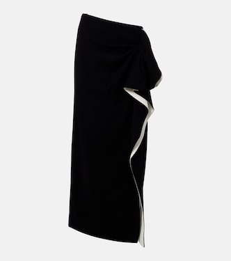 Cella ruffled crêpe maxi skirt | Proenza Schouler