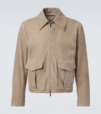 Suede blouson jacket | Stòffa