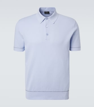 Cotton piqué polo shirt | Brioni