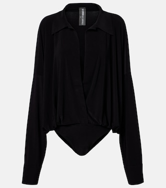 Oversized jersey bodysuit | Norma Kamali