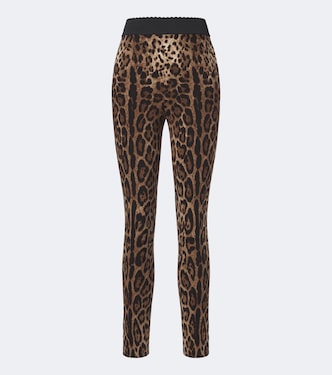 Leopard-print leggings | Dolce&Gabbana