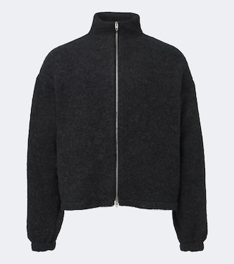 Wool-blend fleece sweatshirt | Jil Sander