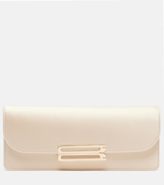 Dorian East-West satin clutch | Victoria Beckham