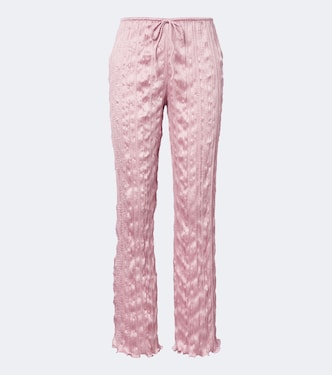 Esme satin straight pants | Posse