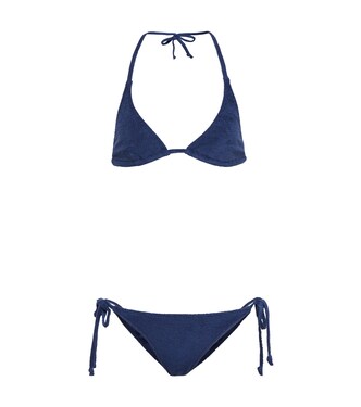 Pamela cotton-blend terry bikini | Lisa Marie Fernandez