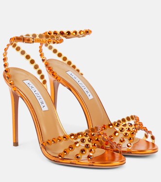 Sandali Tequila 105 in PVC con cristalli | Aquazzura