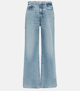 Le Jane high-rise wide-leg jeans | Frame