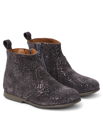 Tate glittered suede ankle boots | PèPè