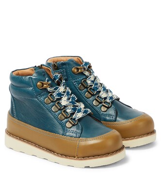Leather lace-up boots | Petit Nord