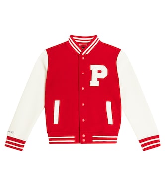 Giacca varsity in misto cotone con logo | Polo Ralph Lauren Kids