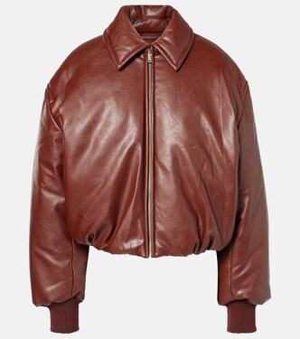 Bomberjacke aus Lederimitat | Acne Studios