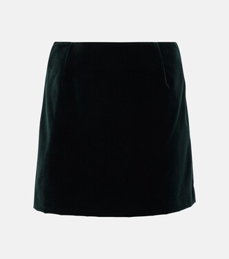 Jealousy cotton velvet miniskirt | Blazé Milano