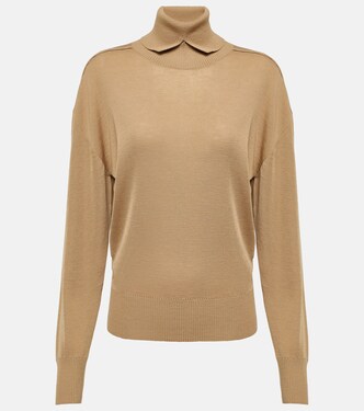 Turtleneck wool top | Burberry