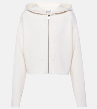 Sweat-shirt à capuche Anagram en laine mélangée | Loewe