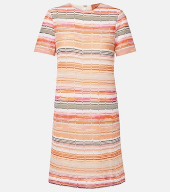 فستان قصير بنقشة زك زاك | Missoni