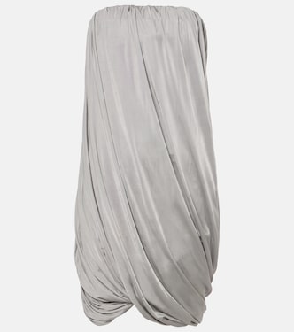 فستان قصير درابيه من الجيرسيه | The Attico