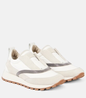 Sneakers Monili mit Leder | Brunello Cucinelli