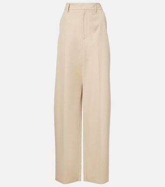 Pantalon ample en laine et coton | Tod's