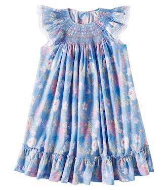 Dhalia smocked cotton dress | La Coqueta