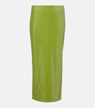 Sequined pencil skirt | Oscar de la Renta