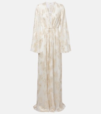 Robe longue Aurelia en soie mélangée | Alexandra Miro