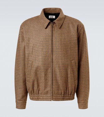 Houndstooth blouson jacket | Saint Laurent